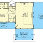 1 Bedroom Pool House Plans