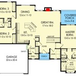 3 Bedroom 1 Story House Plans