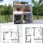 4 Bedroom Narrow Lot House Plans