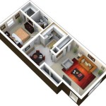 700 Sq Ft Apartment Floor Plan 1 Bedroom