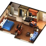 Extended Stay America 1 Bedroom Suite Floor Plan