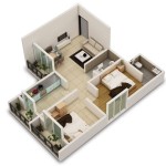 Floor Plan Of A Two Bedroom House