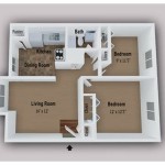 How Many Square Feet Is A 2 Bedroom Apartment