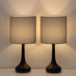 Table Lamps For Bedroom Set Of 2